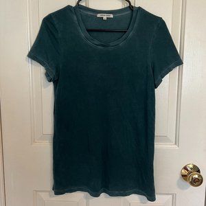 Cotton Citizen - Scoop Neck Tee - Faded Forest Green - Size Medium